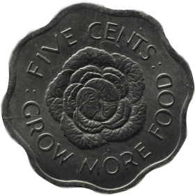 5 centow 1972 seszele a